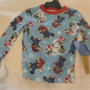 Nintendo Super Mario Long Sleeve Shirt - Blue